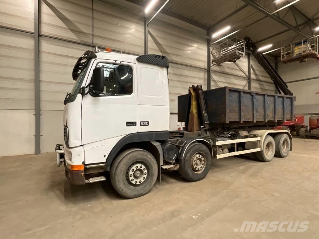 Volvo FH 16 520 8X4 훅 리프트 트럭