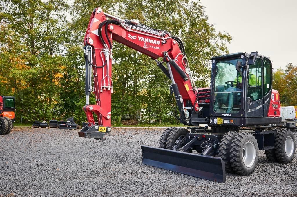 Yanmar B95W  휠 굴삭기