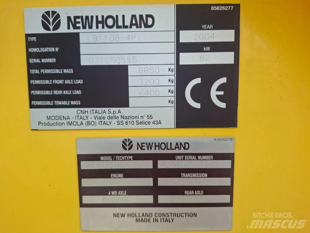 New Holland LB 110 B 백호로더