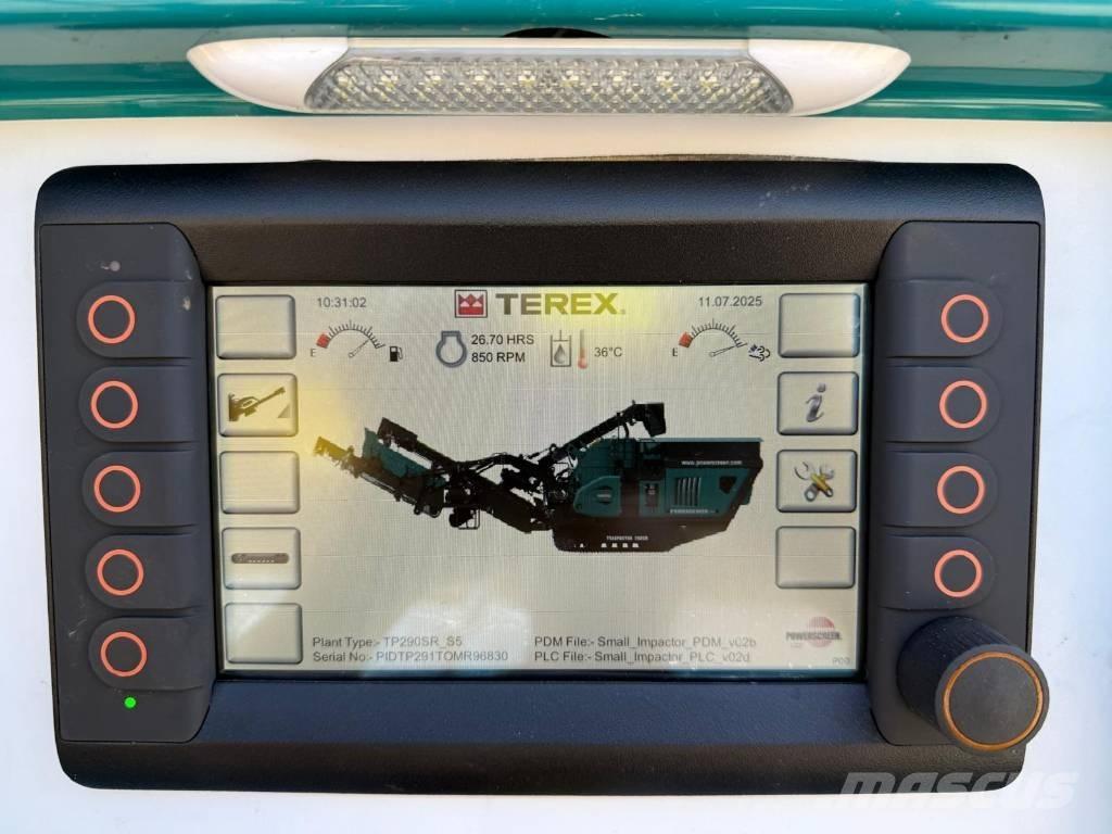 Powersceen TP290SR 이동식 분쇄기