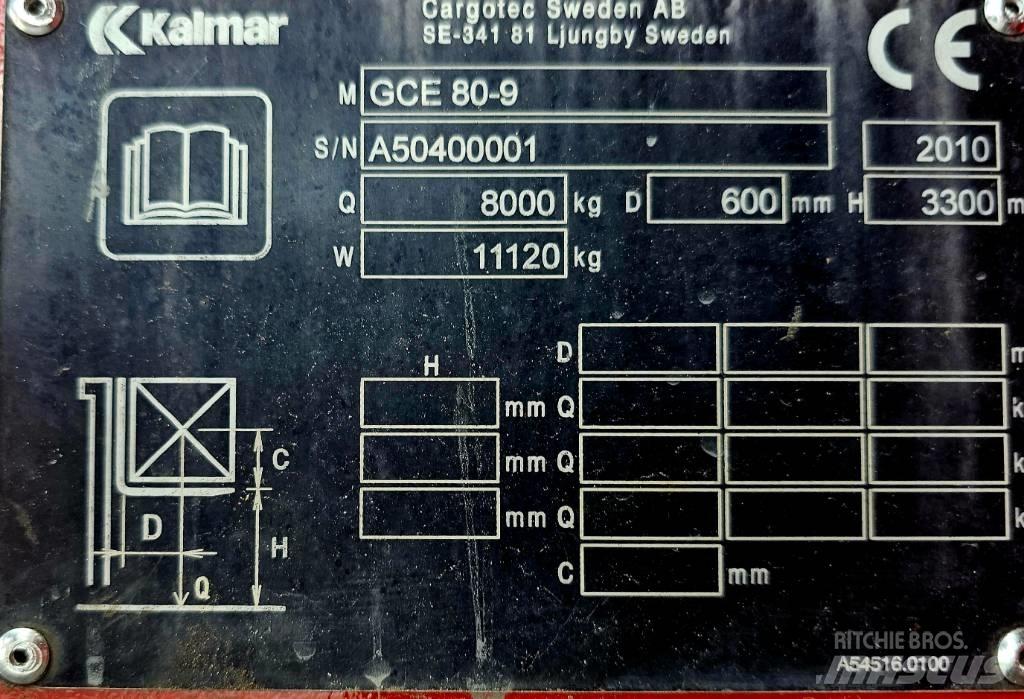 Kalmar GCE 80-9 LPG 지게차