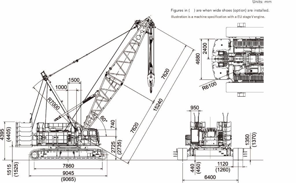 sumitomo SCX2800A-3 트랙 크레인