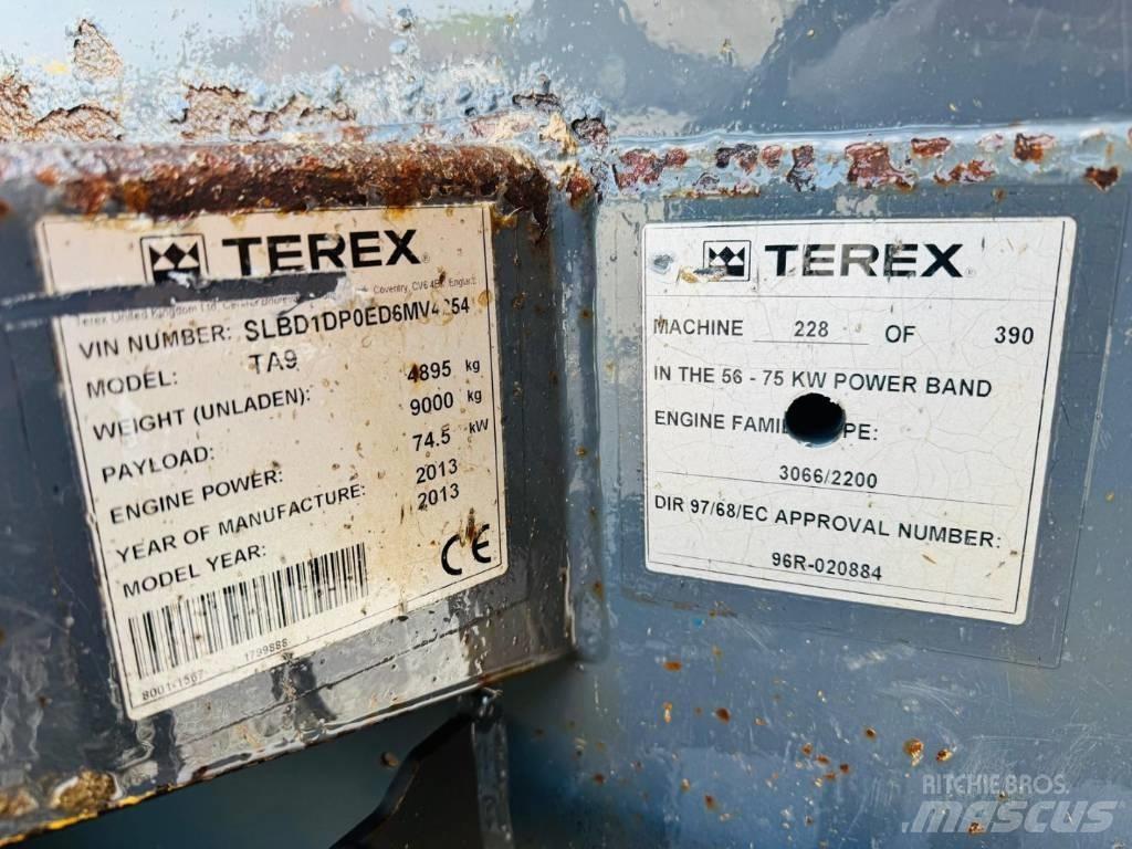 Terex TA9 건설현장 덤프트럭