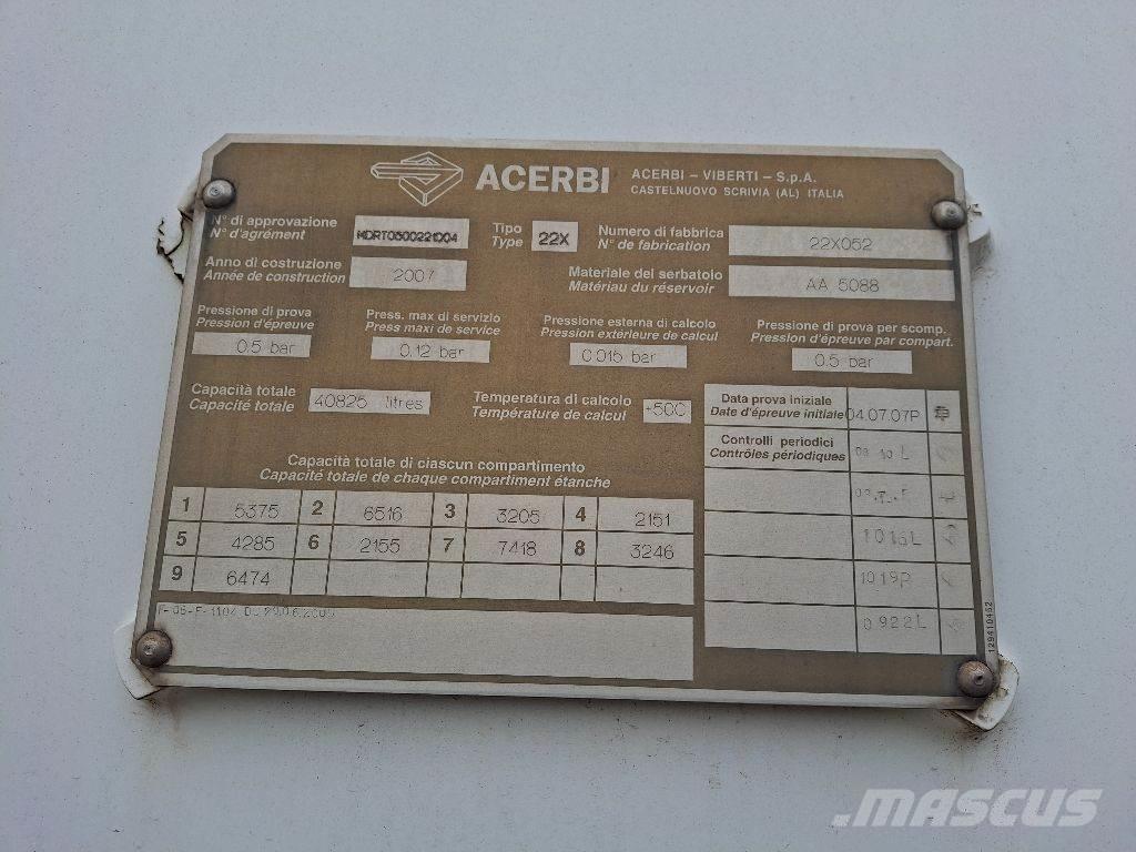 Acerbi ASO64003SP 탱커 세미 트레일러