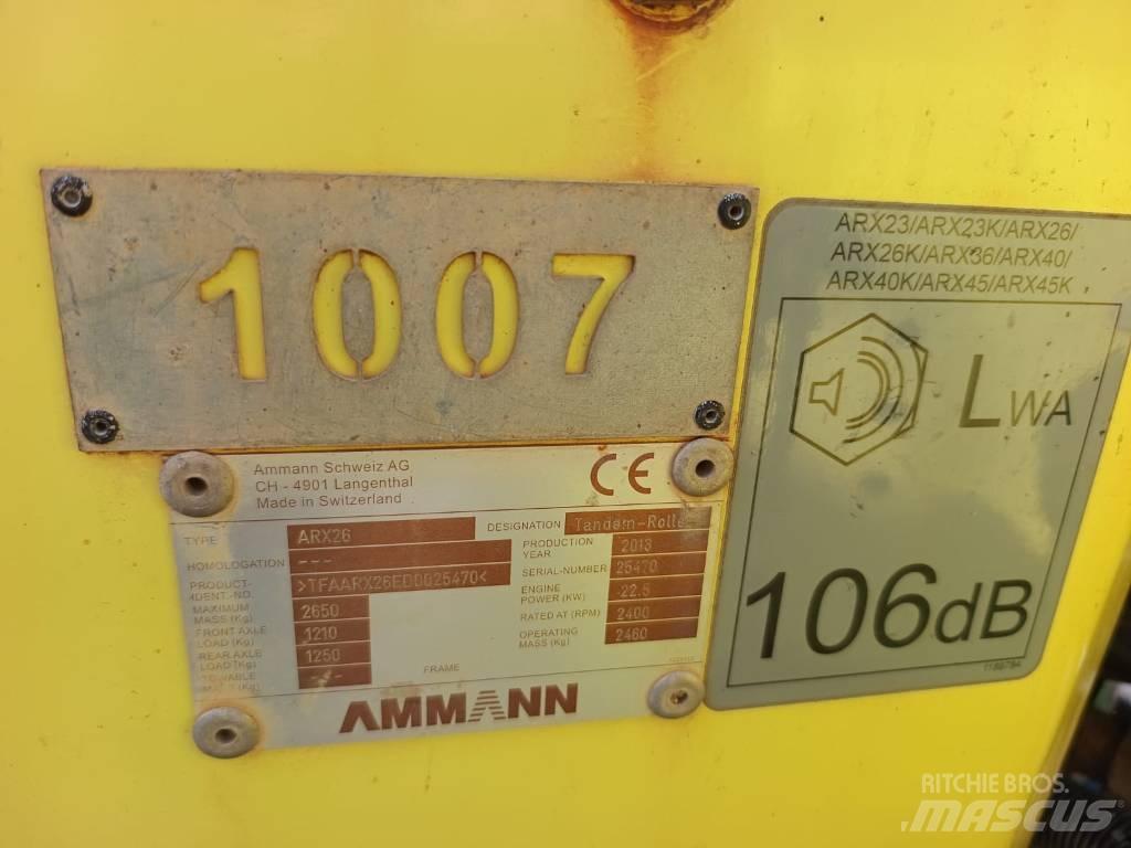 Ammann ARX 26 트윈 드럼 롤러
