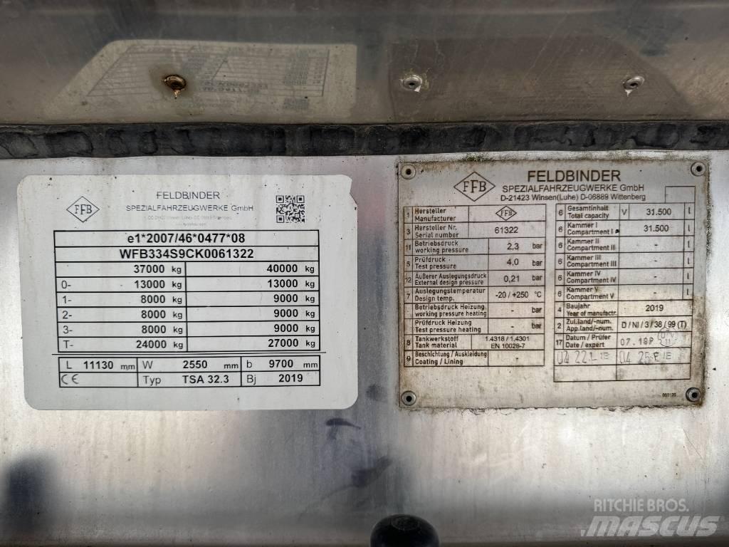 Feldbinder TSA 32,3 탱커 트레일러