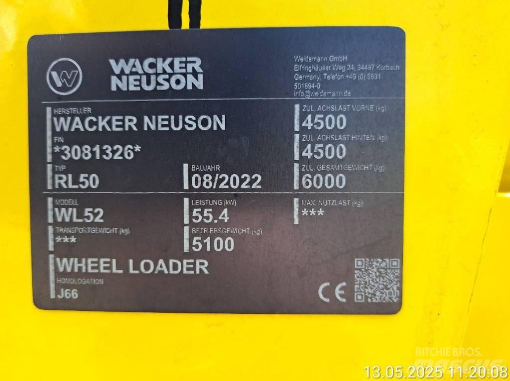 Wacker Neuson WL52  휠로우더
