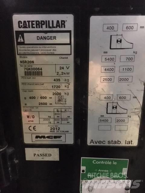 CAT NSR20N 보행식 리치 지게차