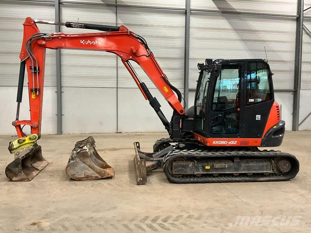 Kubota KX 080-4 A 2 중형굴삭기 7톤-28톤
