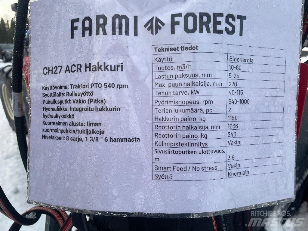 Farmi Forest CH27 톱밥제조기