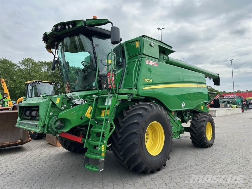 John Deere T 670 i 콤바인 수확기