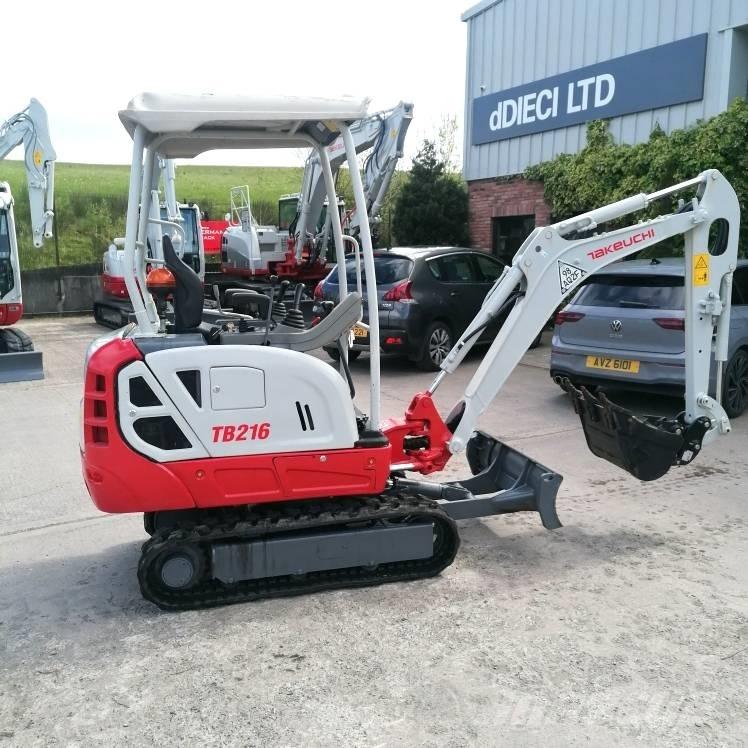 Takeuchi TB216 소형 굴삭기 7톤 미만