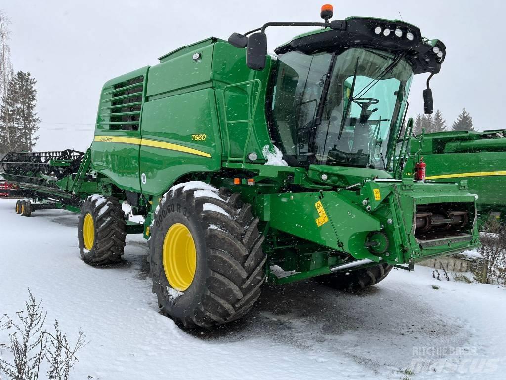 John Deere T 660 콤바인 수확기
