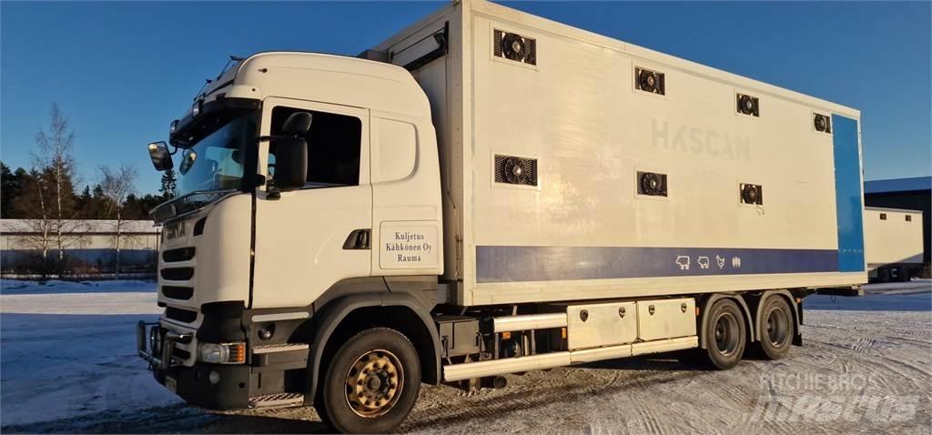 Scania R450 가축 운반용 트럭