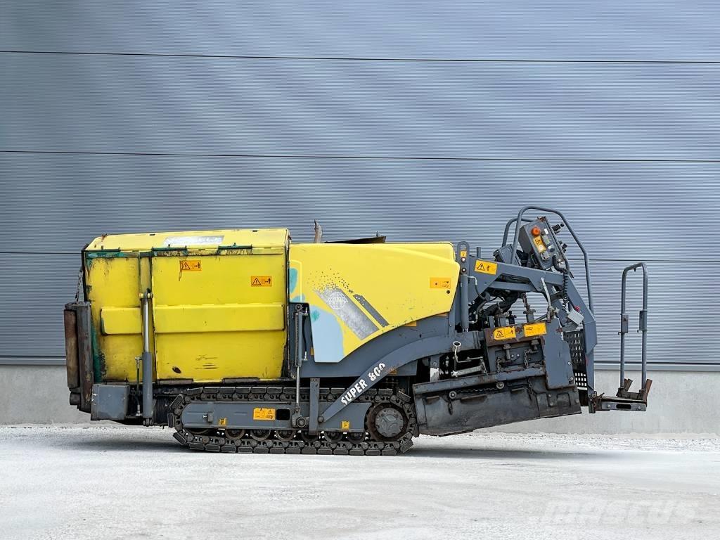 Vögele Super 800 아스팔트 포장장비