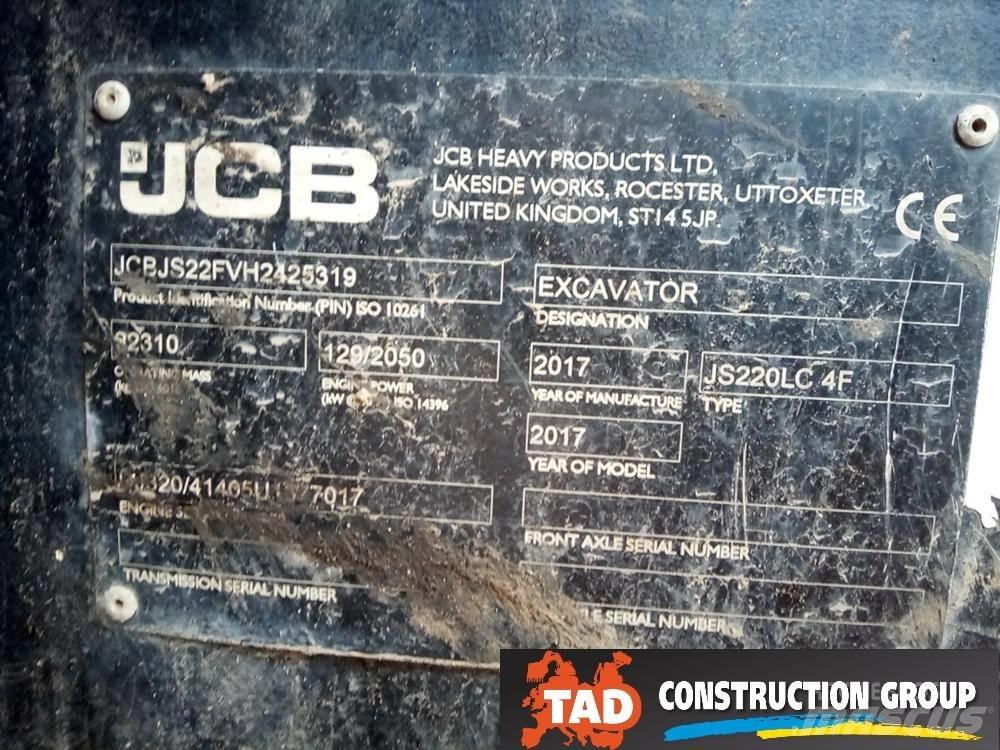 JCB JS 220 LC 대형 굴삭기 29톤 이상