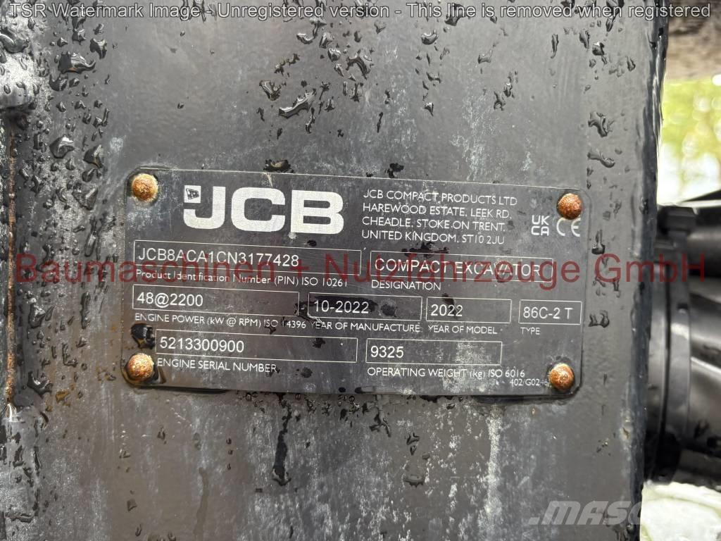 JCB 86C-2 TAB -Demo- 중형굴삭기 7톤-28톤