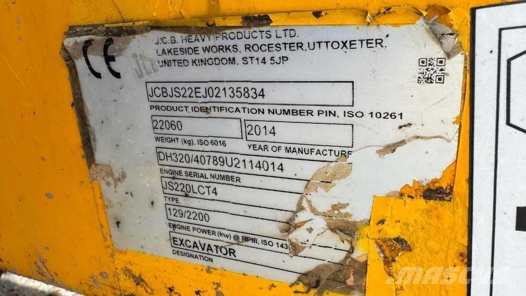JCB JS 220 LC 대형 굴삭기 29톤 이상