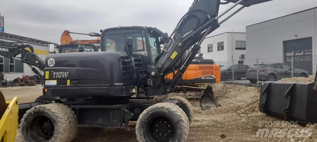 Yanmar B 110 W  휠 굴삭기