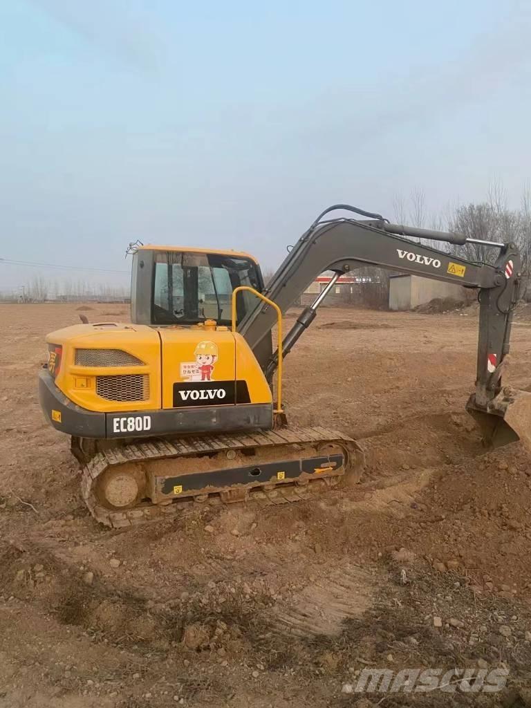 Volvo EC80D 중형굴삭기 7톤-28톤