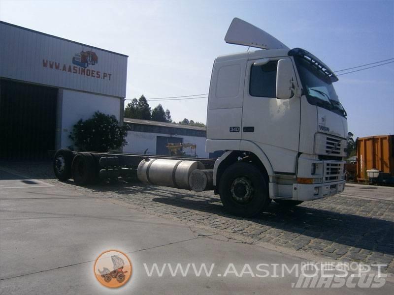 Volvo FH12 340 6X2 새시 운전실 트럭