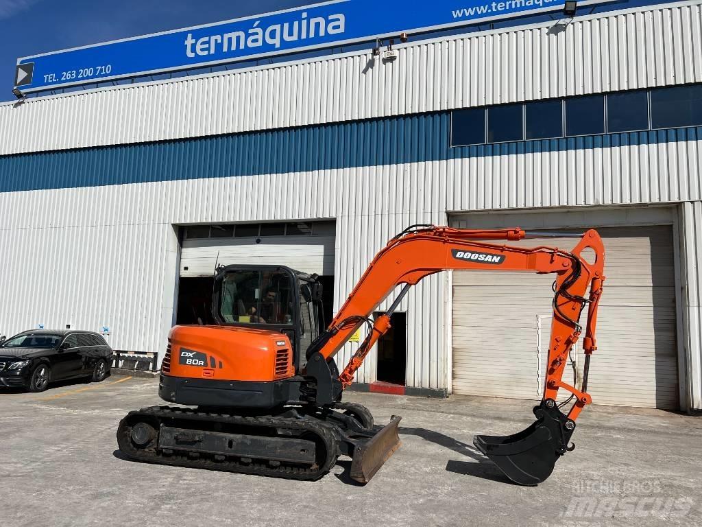 Doosan DX 80 R 중형굴삭기 7톤-28톤