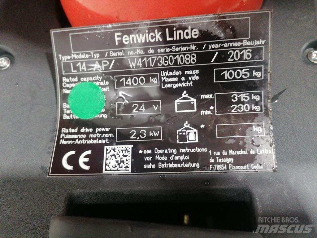 Linde L14AP 포크리프트