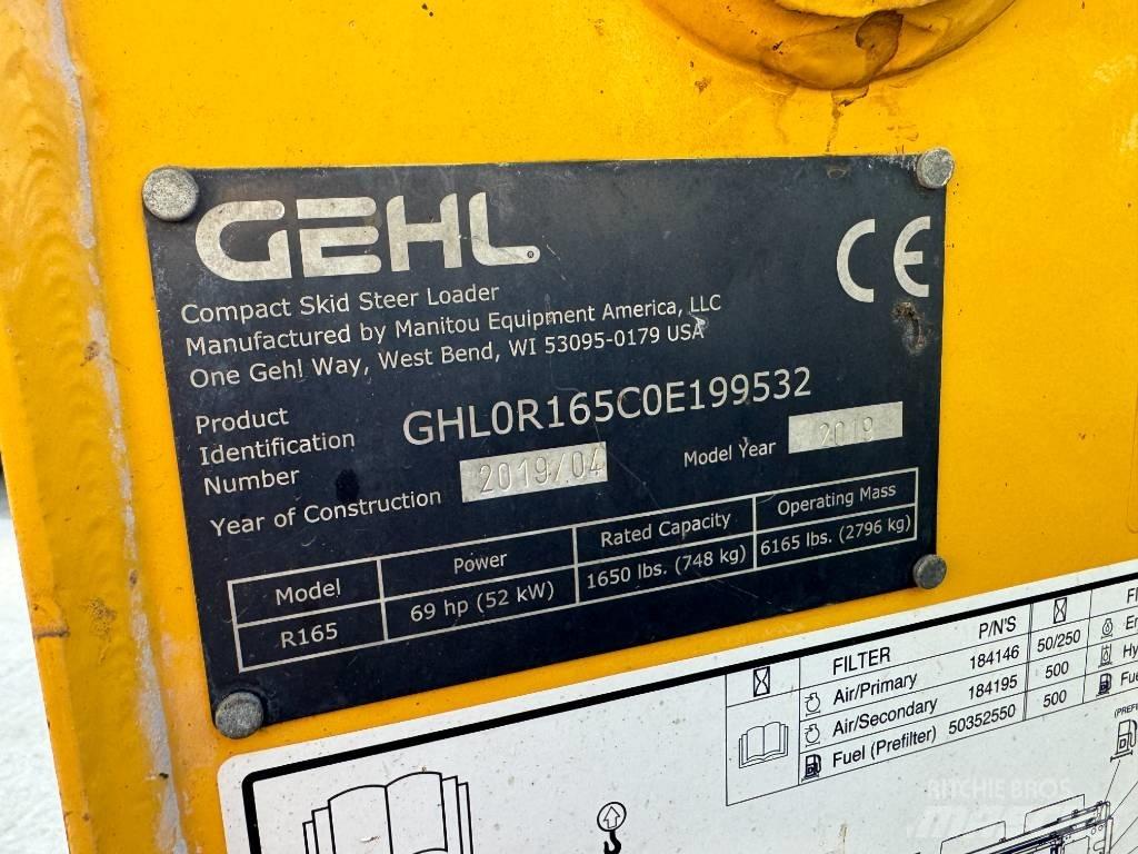 Gehl R 165  스키드로더