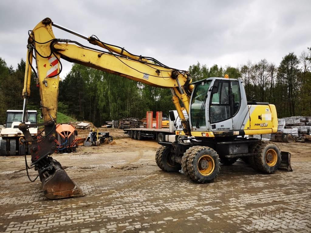 New Holland MH 5.6  휠 굴삭기