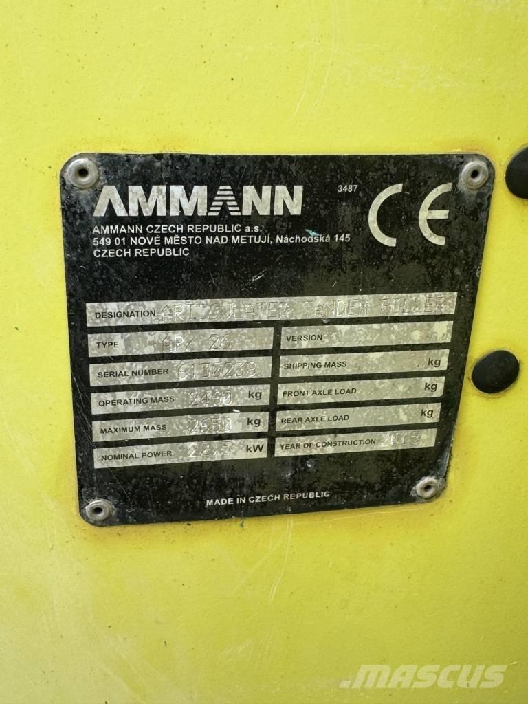 Ammann ARX 26 트윈 드럼 롤러