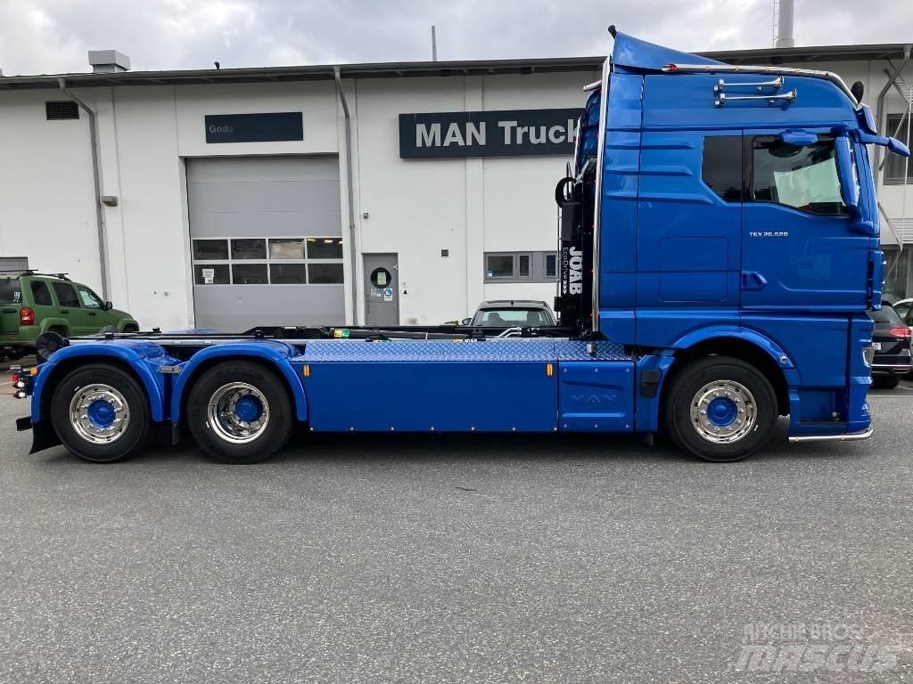 MAN TGX 26.510 훅 리프트 트럭