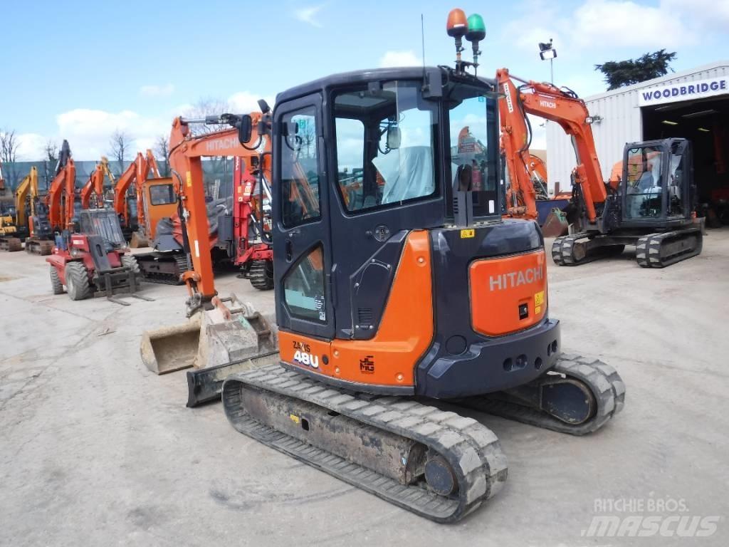 Hitachi ZX48U-6 소형 굴삭기 7톤 미만