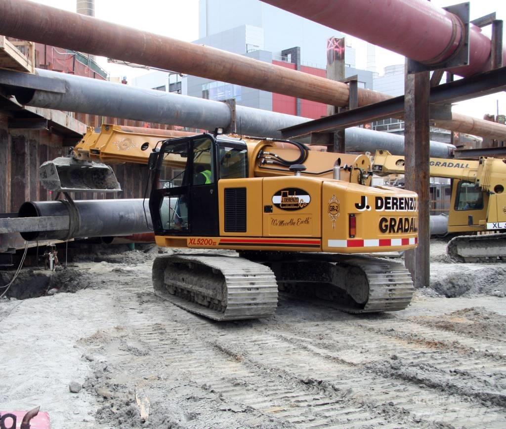 Gradall XL 5200 III 특수 굴삭기