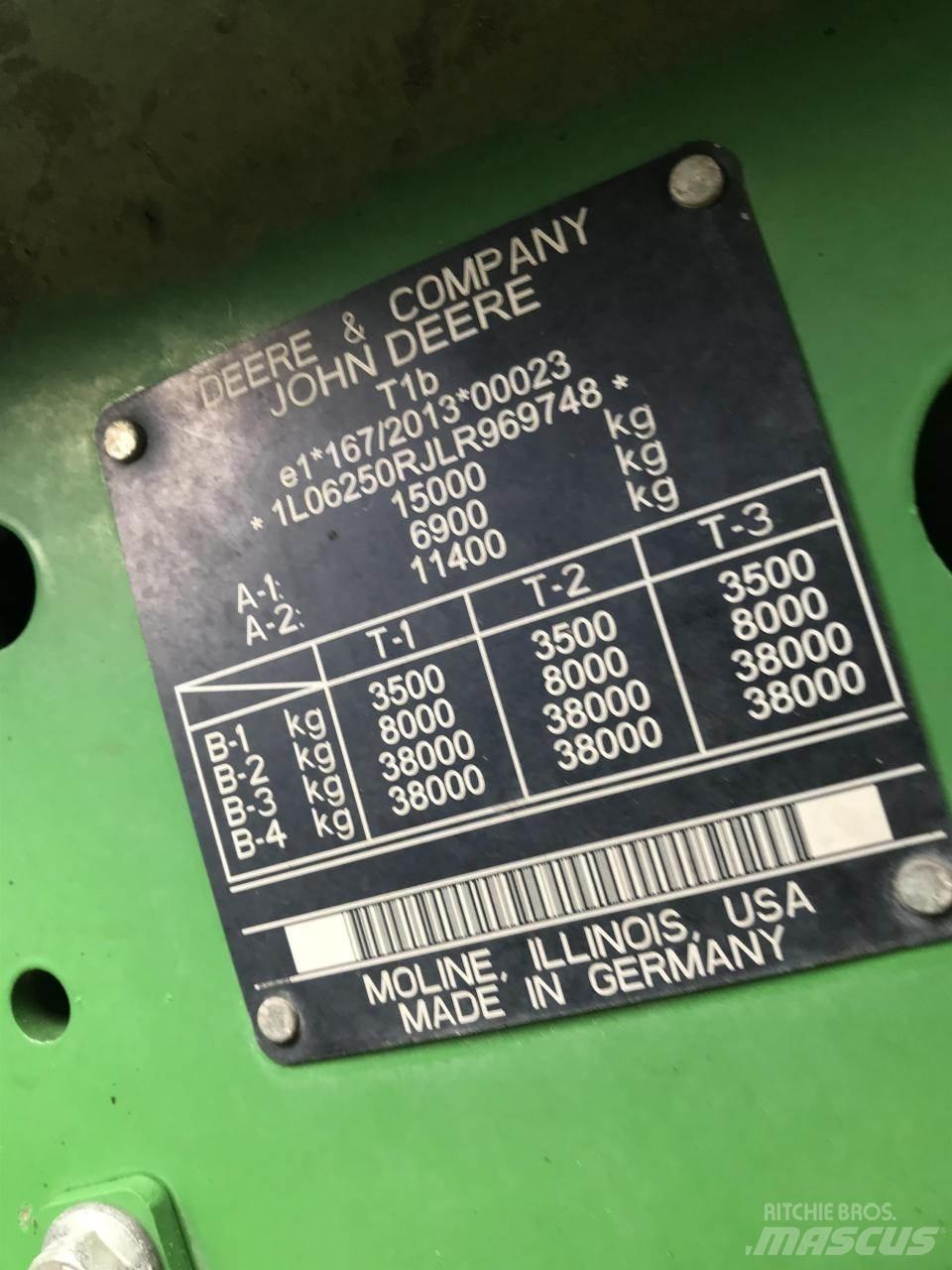 John Deere 6250R 트랙터