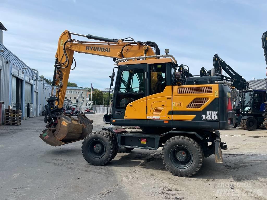 Hyundai HW140  휠 굴삭기