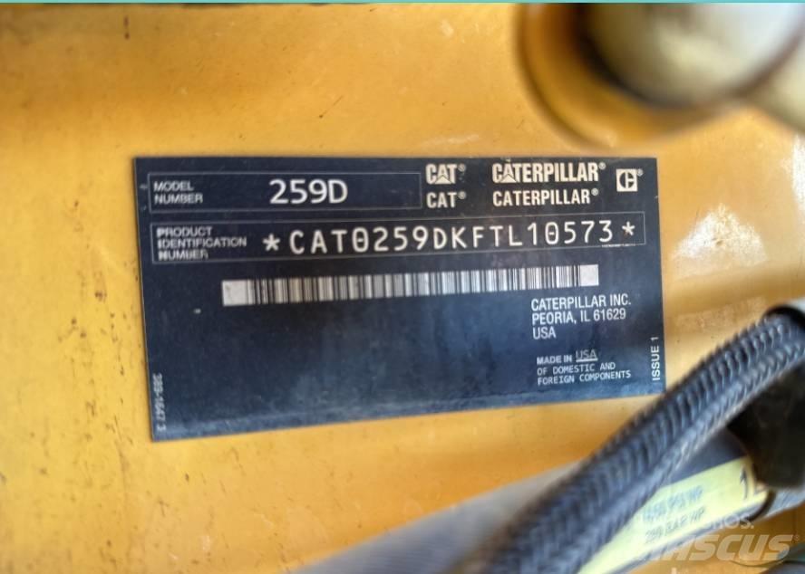 CAT 259 D  스키드로더