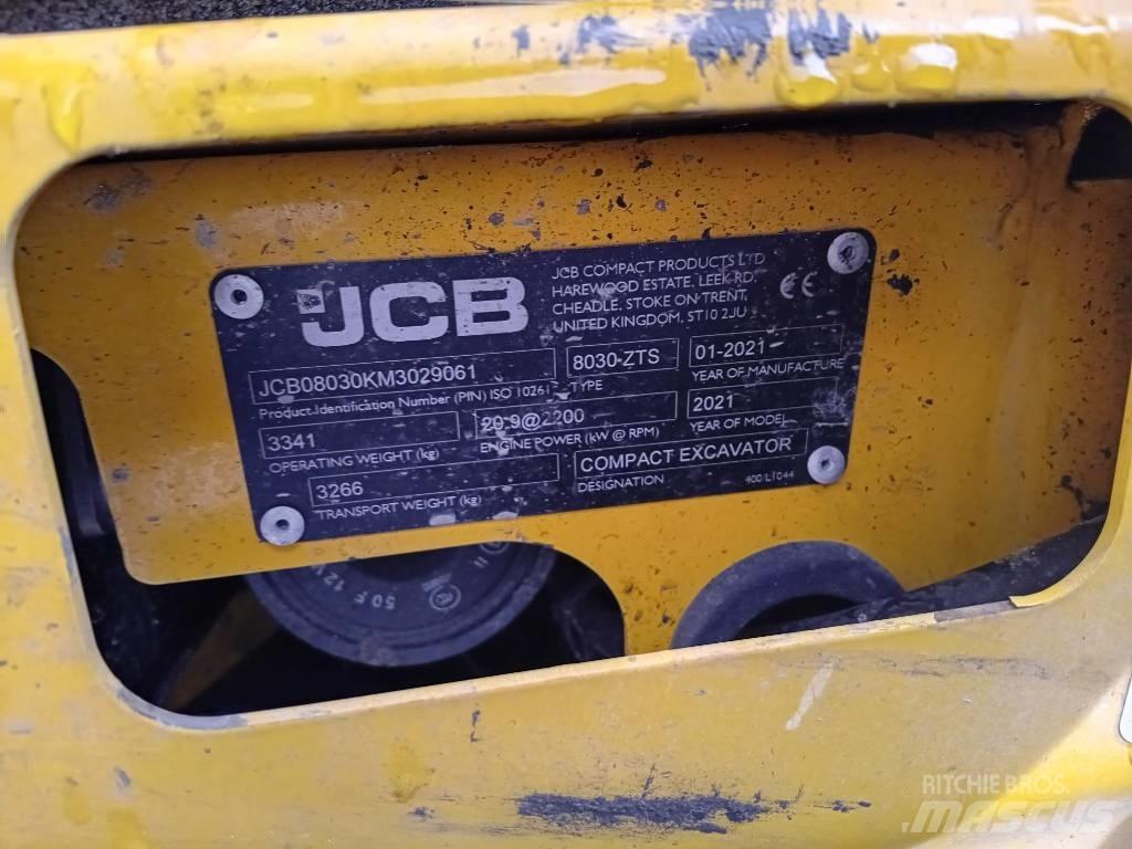 JCB 8030 ZTS 소형 굴삭기 7톤 미만