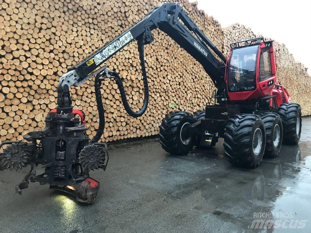 Komatsu 951 원목 하베스터