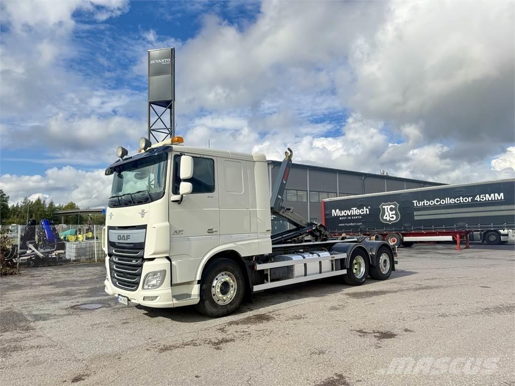 DAF XF 510 6X2 FAN 훅 리프트 트럭