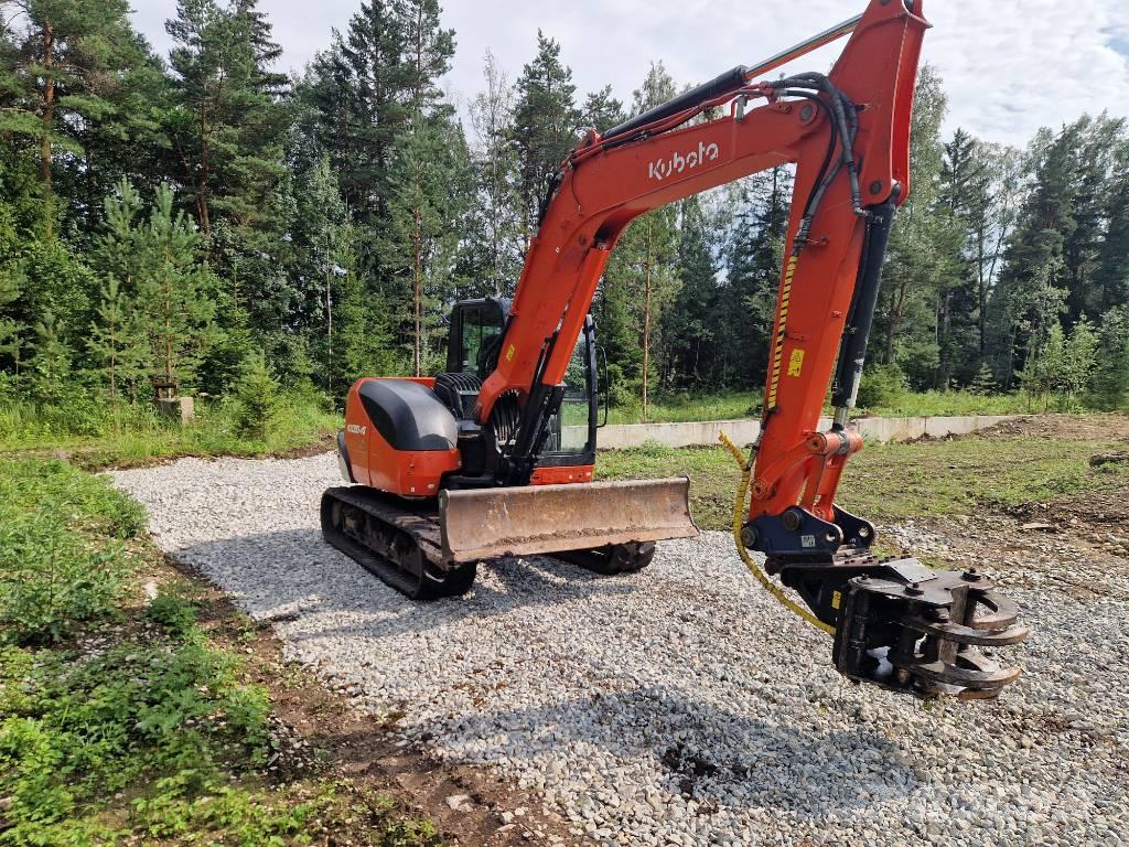 Kubota KX 080-4 중형굴삭기 7톤-28톤