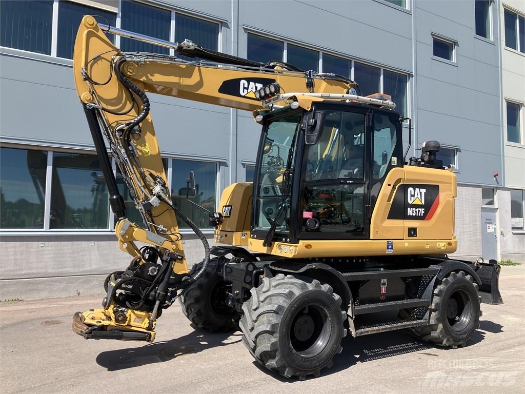 CAT 317 F  휠 굴삭기
