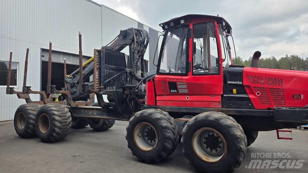Komatsu 855 원목 포워더