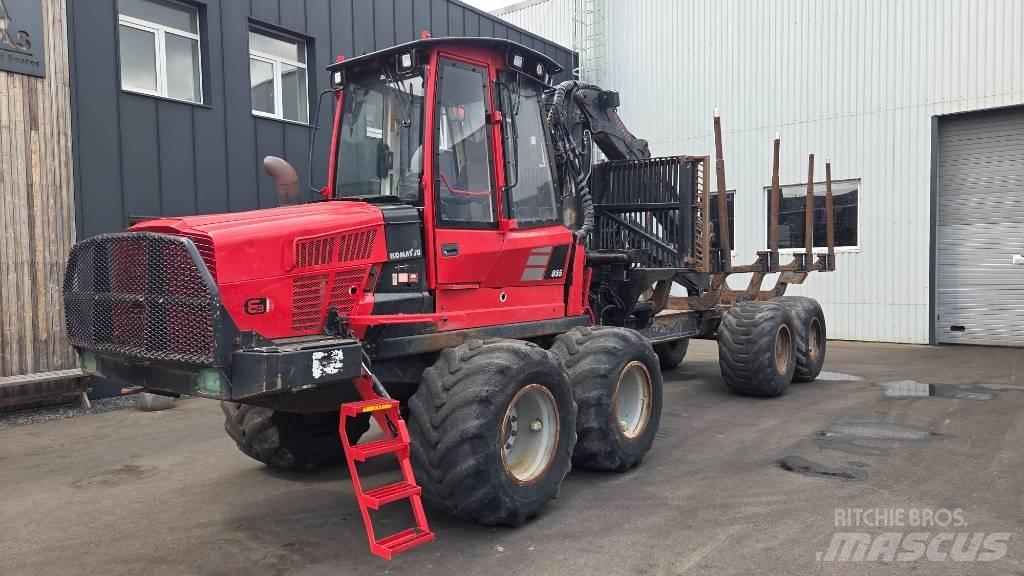 Komatsu 855 원목 포워더