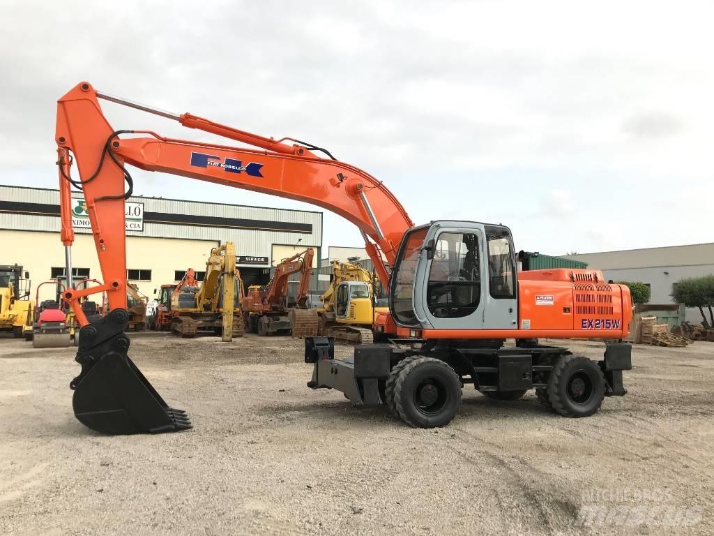 Fiat-Kobelco EX215W  휠 굴삭기
