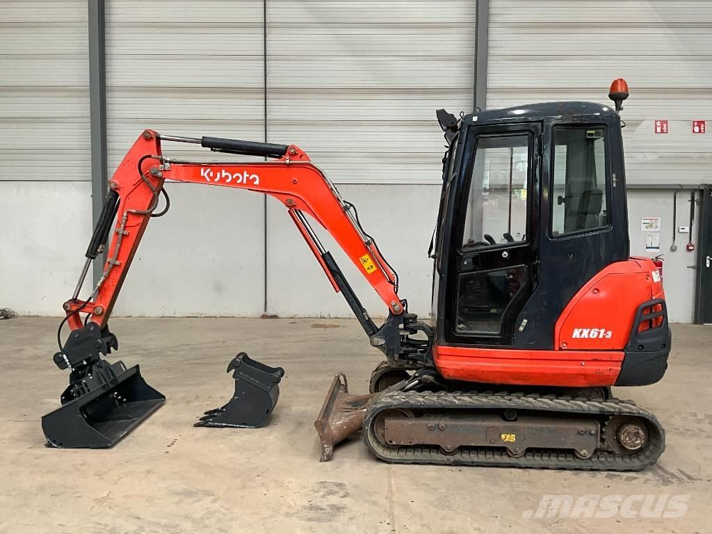 Kubota KX 61-3 소형 굴삭기 7톤 미만