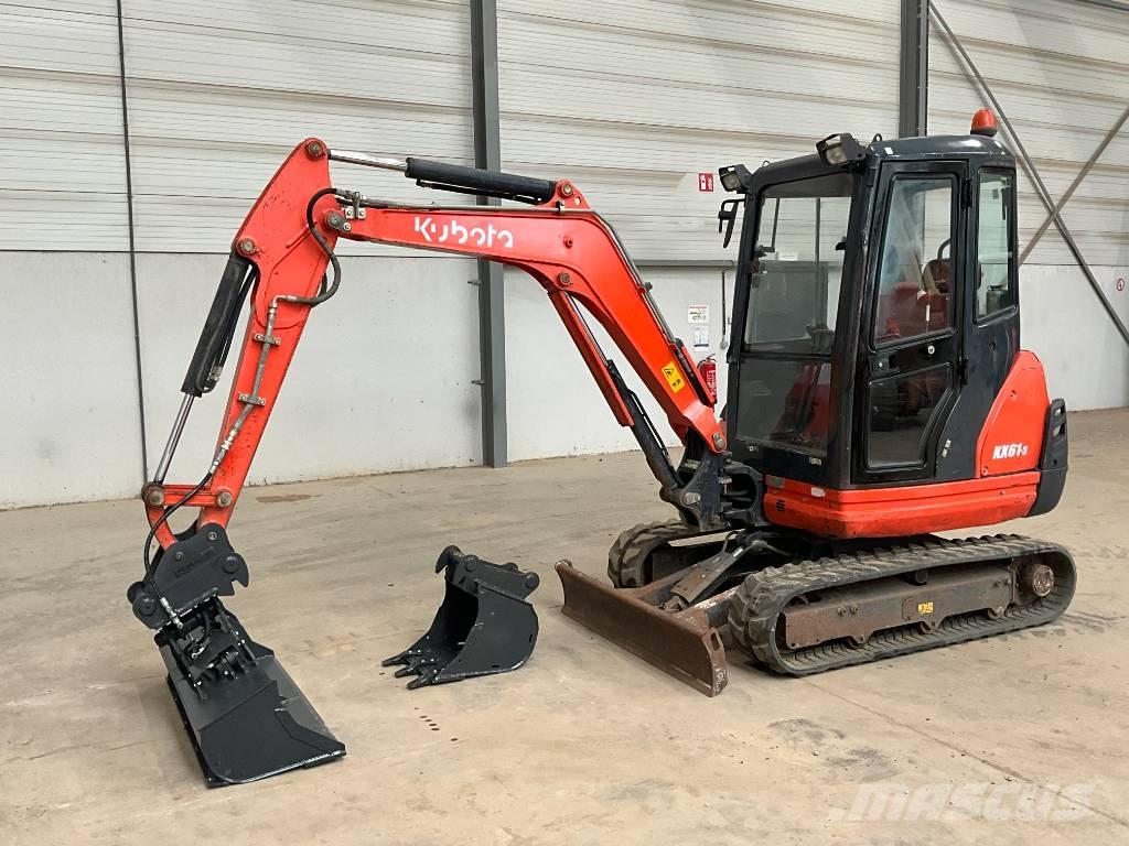 Kubota KX 61-3 소형 굴삭기 7톤 미만