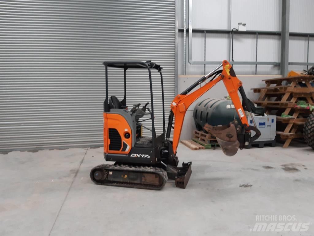 Doosan DX17Z 소형 굴삭기 7톤 미만