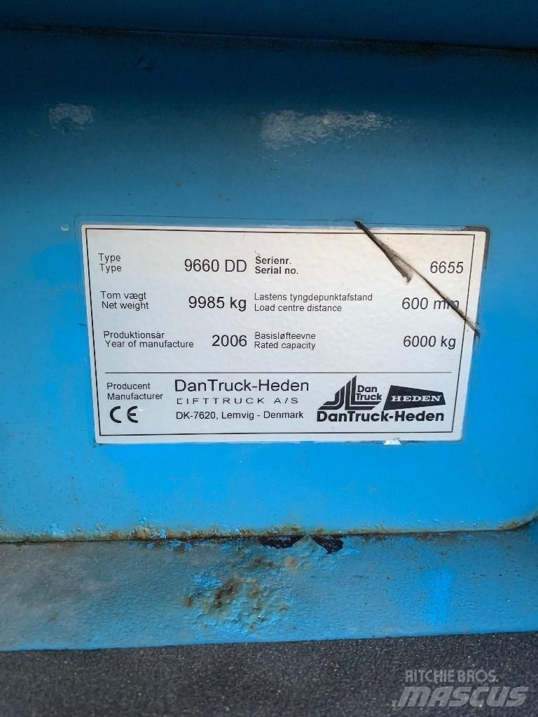 Dantruck 9660 DD 디젤 지게차