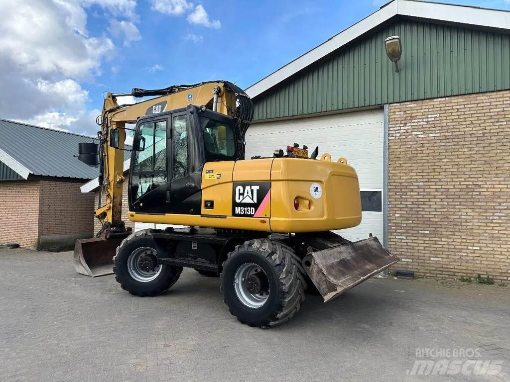 CAT M313D  휠 굴삭기