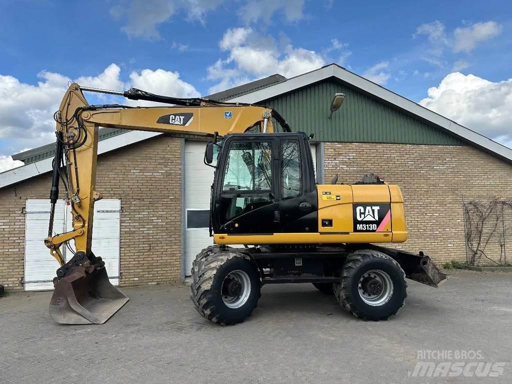 CAT M313D  휠 굴삭기